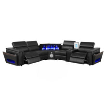 Load image into Gallery viewer, Nova - Sectional With Bluetooth Speaker, LED And Lifting Wine Cabinet
