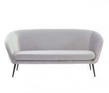 Load image into Gallery viewer, Sofa With Black Legs - Light Gray

