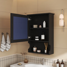 Load image into Gallery viewer, Wall Mounted Bathroom Storage Cabinet With Mirror, Soft Closing Hinges

