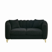 Load image into Gallery viewer, Loveseat Sofa For Living Room And Bedroom - Black
