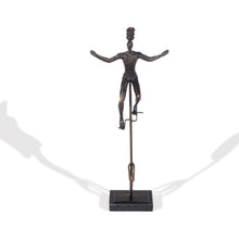 Load image into Gallery viewer, Unicycle Man Tabletop Sculpture - Bronze
