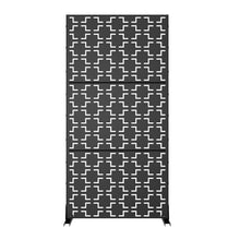 Load image into Gallery viewer, Three Panel Screen Room Divider (720214) - Black
