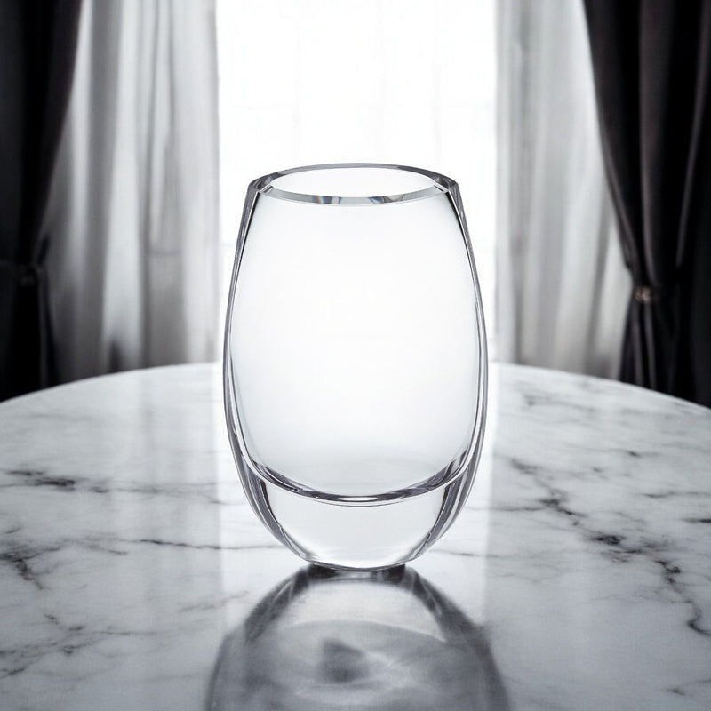 Oval Table Vase (375842) - Clear