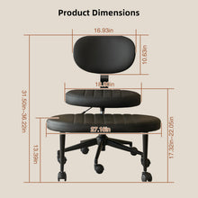 Load image into Gallery viewer, Ergonomic Cross Legged Office Chair With Back Support
