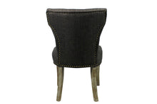 Load image into Gallery viewer, Upholstered Fabric Dining Parsons Chairs (Set of 2) - Dark Gray
