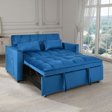Load image into Gallery viewer, 3 In 1 Pull Out Couch Convertible Sofa Bed With Reclining Backrest
