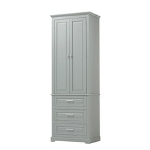 Load image into Gallery viewer, Tall Storage Cabinet With 3 Drawers For Bathroom
