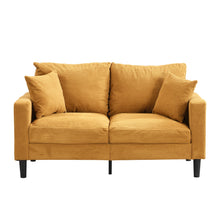 Load image into Gallery viewer, Modern Upholstered Loveseat Sofa, High Resilience
