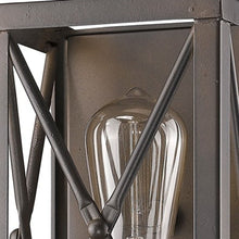Load image into Gallery viewer, Metal Geometric Wall Light - Antique Bronze / Brown
