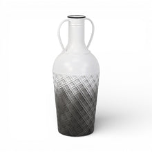 Load image into Gallery viewer, Ombre Cylinder Floor Vase (743365) - White / Gray
