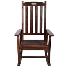 Load image into Gallery viewer, Oversized Porch Rocker Chair With Wide Seat And Tall Backrest
