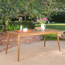 Load image into Gallery viewer, Outdoor Dining Table With Frame - Teak

