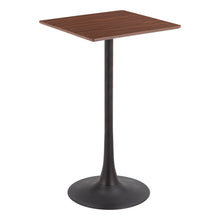 Load image into Gallery viewer, 24" Wood Square Bar Table - Brown
