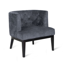Load image into Gallery viewer, Contemporary Accent Chair With Tufted Diamond Stitching - Charcoal
