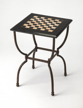 Load image into Gallery viewer, Stone And Metal Square Coffee Table - Black
