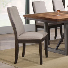Load image into Gallery viewer, Upholstered Dining Chair (Set of 2) - Taupe / Brown
