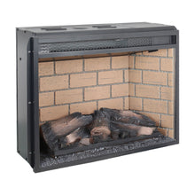 Load image into Gallery viewer, Infrared Quartz Heater Fireplace Insert -Woodlog Version With Brick
