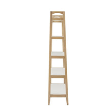 Load image into Gallery viewer, Parker - Bookcase With 5 Shelves - Off White / Natural
