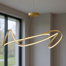Load image into Gallery viewer, 14'' Metal LED Dimmable Chandelier - Gold
