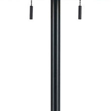 Load image into Gallery viewer, Two Light Traditional Shaped Floor Lamp With Brown Rectangular Shade - Bronze

