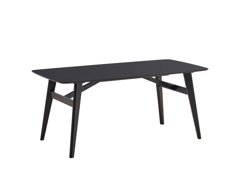 71" Wood Dining Table - Black