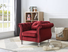 Load image into Gallery viewer, Chic Transitional Flared Arm Chair
