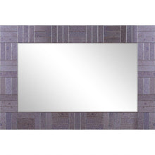 Load image into Gallery viewer, 35" Glass Framed Accent Mirror - Gray
