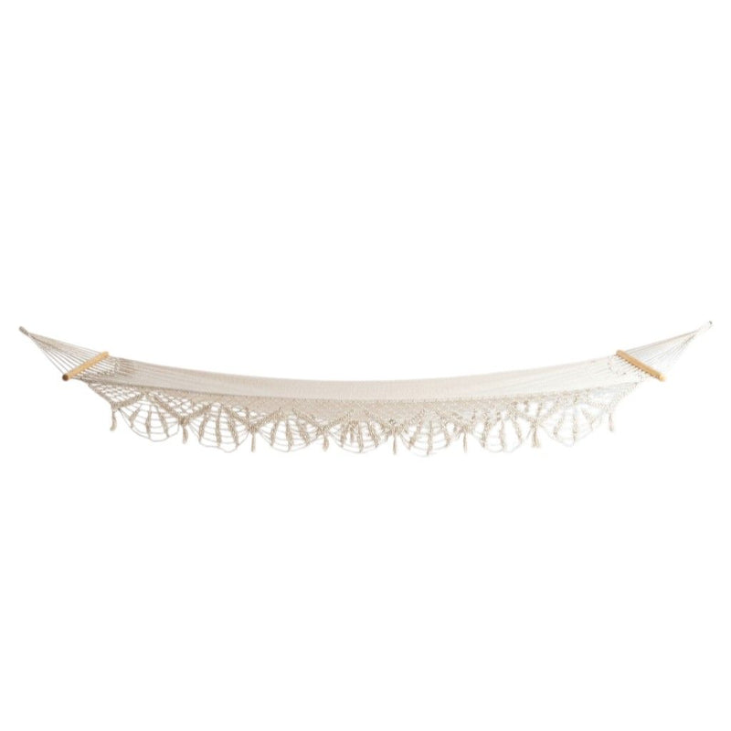Single Spreader Bar Hammock - Off White