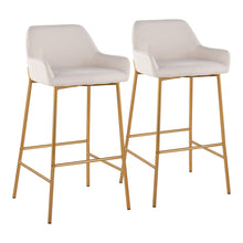Load image into Gallery viewer, Daniella - Contemporary / Glam Fixed Height Bar Stool (Set of 2)

