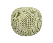 Load image into Gallery viewer, Round Pouf Ottoman - Green
