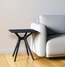 Load image into Gallery viewer, 27" Heavy Duty Plastic Square End Table - Black
