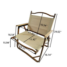 Load image into Gallery viewer, 5 Pieces Dining Set, Multi-Function Foldable And Portable, 1 Dining Table &amp; 4 Folding Chairs, Indoor And Outdoor Universal For Children - Natural
