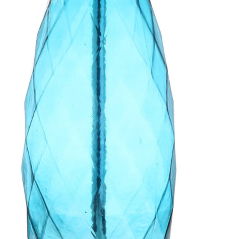 27" Table Lamp With Drum Shade - Blue