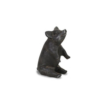 Load image into Gallery viewer, Pig Hand Painted Figurine Tabletop Sculpture - Black
