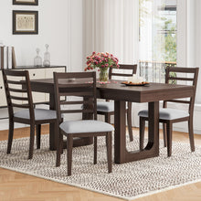 Load image into Gallery viewer, Upholstered Armless Chairs With High Ladder Back
