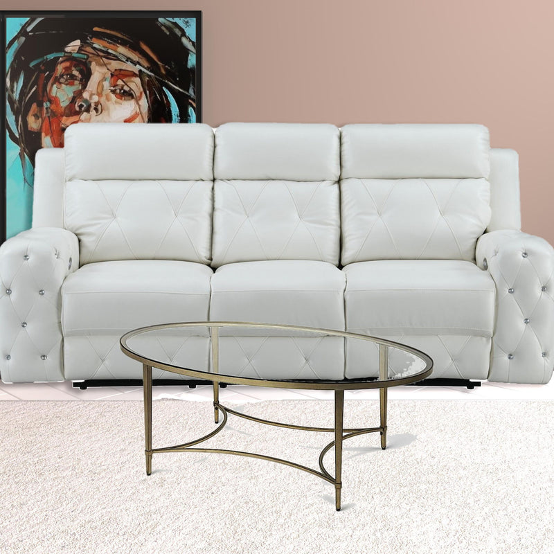 Oval Coffee Table - Gold