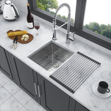 Load image into Gallery viewer, Modern Undermount Stainless Steel Kitchen Sink 16 Gauge, Deep Single Bowl
