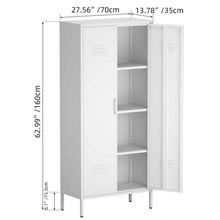 Load image into Gallery viewer, Modern Storage Cabinet With Adjustable Shelves, Magnetic Door Stopper
