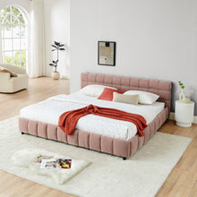 Load image into Gallery viewer, Modern Platform Bed Frame With Thick Fabric
