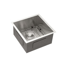 Load image into Gallery viewer, 13" Undermount Stainless Steel Kitchen Sink 16 Gauge 9" Deep Single Bowl Basin - Brushed Nickel
