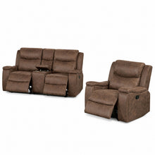 Load image into Gallery viewer, Modern Manual Motion Living Room Set &amp; Hidden Cup Holders
