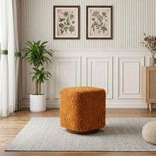 Load image into Gallery viewer, Upholstered 360° Swivel Vanity Stool
