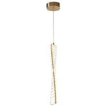 Load image into Gallery viewer, Metal LED Chandelier - Gold / Clear
