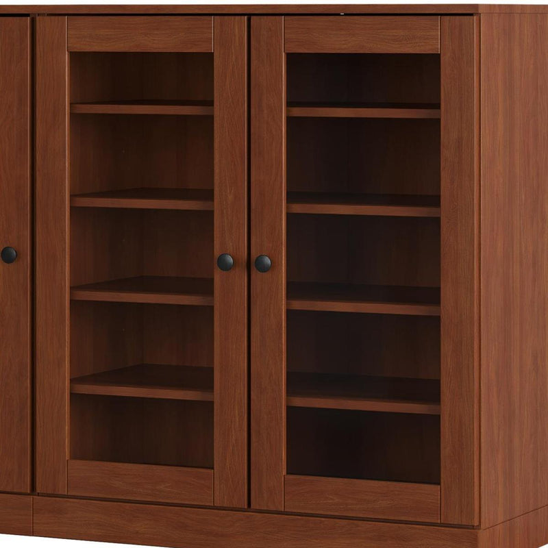Solid Woodshoe Storage Cabinet (756018) - Coffee