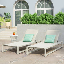 Load image into Gallery viewer, Venice - Classic Chaise Lounge With Adjustable Aluminum Frame
