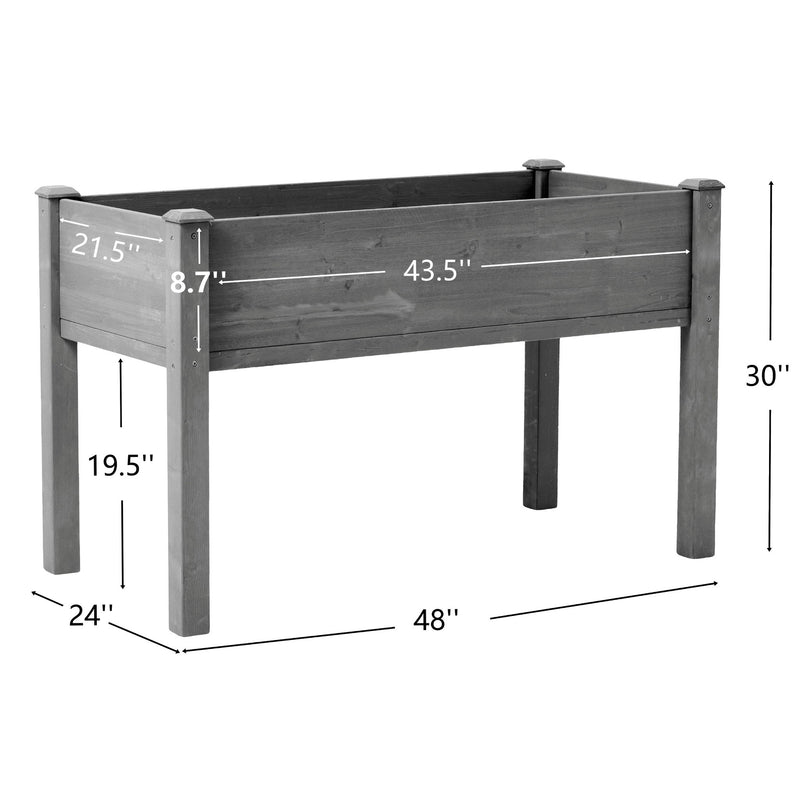Elevated Raised Garden Bed For Outdoor