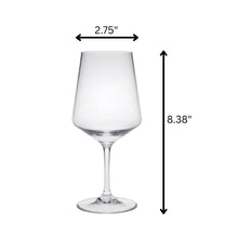 Load image into Gallery viewer, Leadingware Unbreakable Tritan Wine Glass Set, 18Oz, Bpa Free, 4 Piece - Clear
