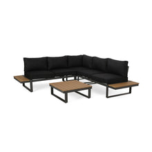 Load image into Gallery viewer, Sterling - Outdoor V Shaped 5 Seater Sofa Set With Cushions
