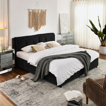 Load image into Gallery viewer, Storage Upholstered Hydraulic Platform Bed With Integrated Headboard
