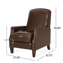 Load image into Gallery viewer, Recliner Chair With Rivets
